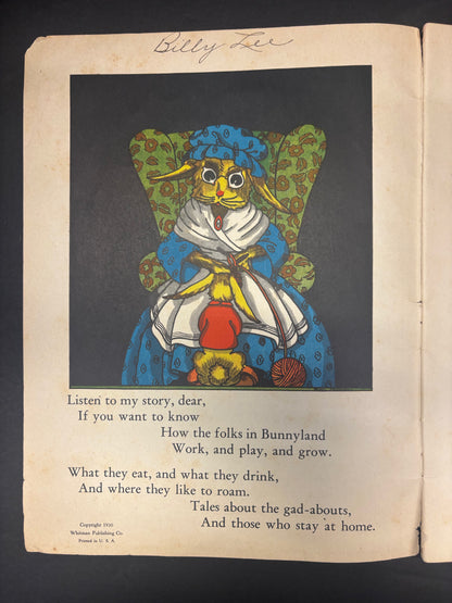 Busy Bunnies - H. Stockton and G. Phillips - 1930