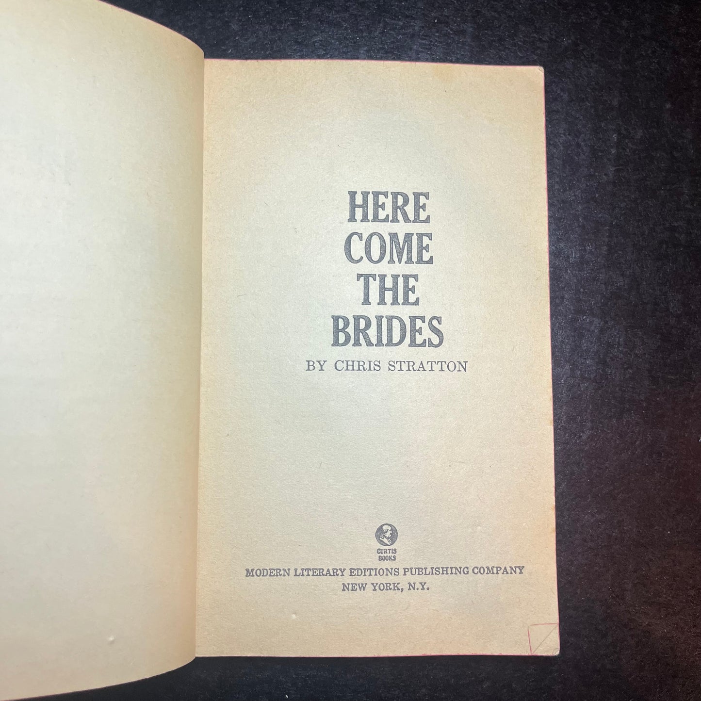 Here Come The Brides - Chris Stratton - 1st Thurs - 1969