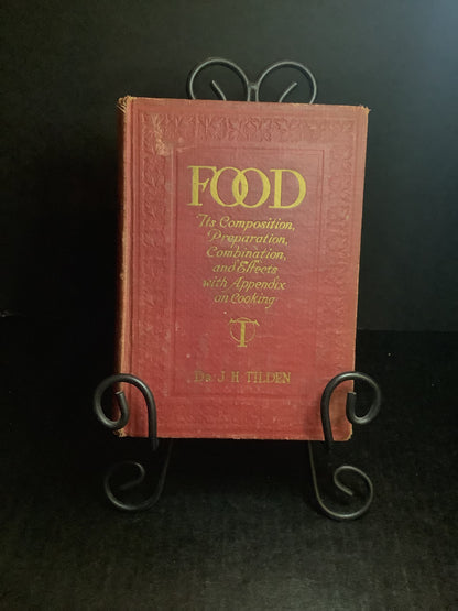 Food - Dr. J. H. Tilden - 1921