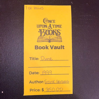 Dune - Frank Herbert - 1st Thus - 1999