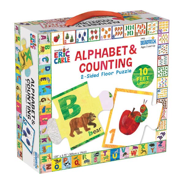 Eric Carle ABC/123 2-sided Floor Puzzle