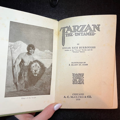 Tarzan the Untamed - Edgar Rice Burroughs - First Edition - 1920