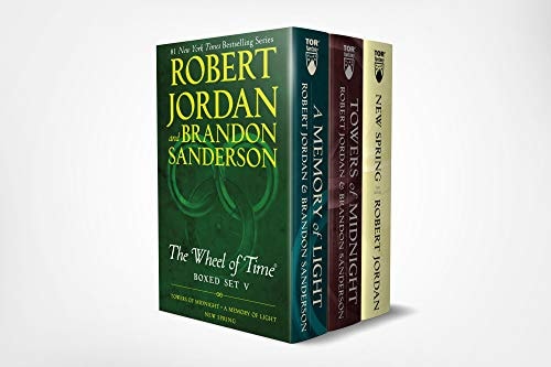 Wheel of Time Premium Boxed Set V Book 13: Towers of Midnight, Book 14: a Memory of Light, Prequel: New Spring