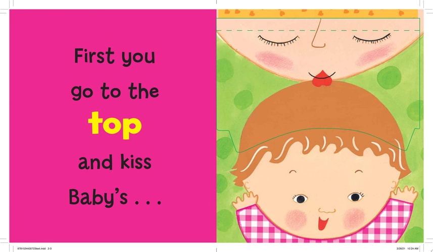 Kisses, Kisses, Head to Toe! A Lift-the-Flap and Mirror Book