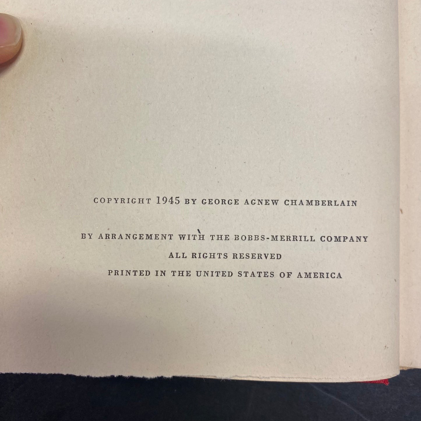 The Red House - George Agnew Chamberlain - 1943