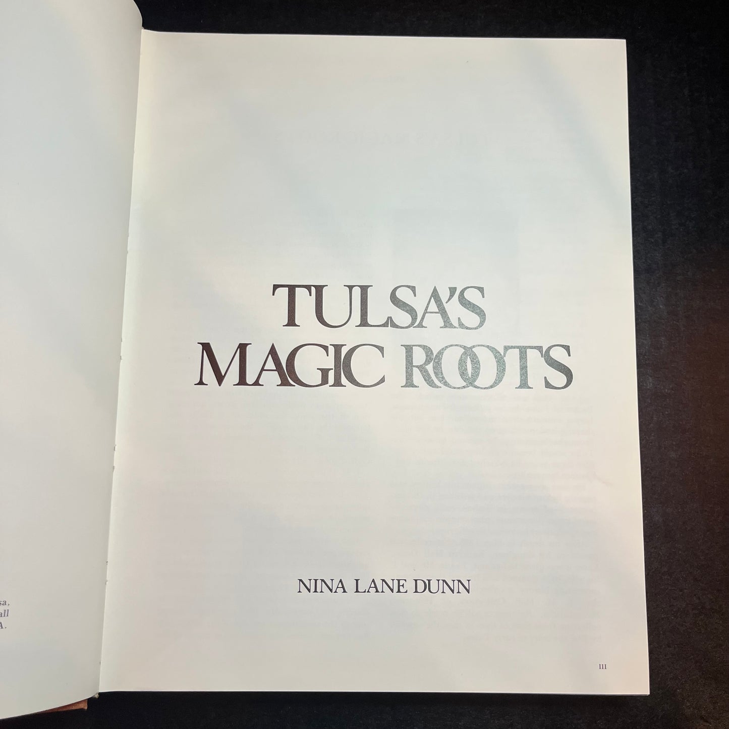 Tulsa's Magic Roots - Nina Lane Dunn - 1979