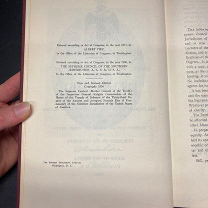 Morals and Dogma - Roberts Publishing Company - 1966