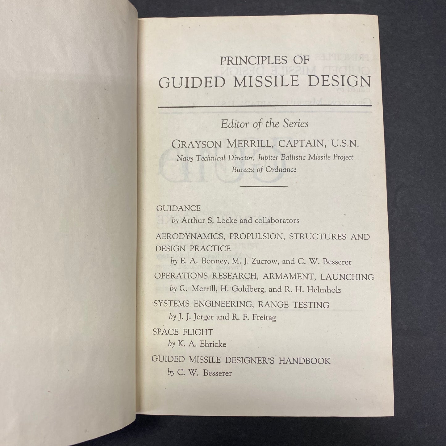 Guidance - Arthur S. Locke - Principles of Guided Missile Design - Date Unknown