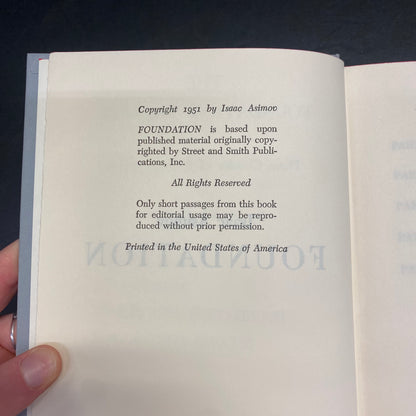 The Foundation Trilogy - Isaac Asimov - Book Club Edition - Early Edition - 1951