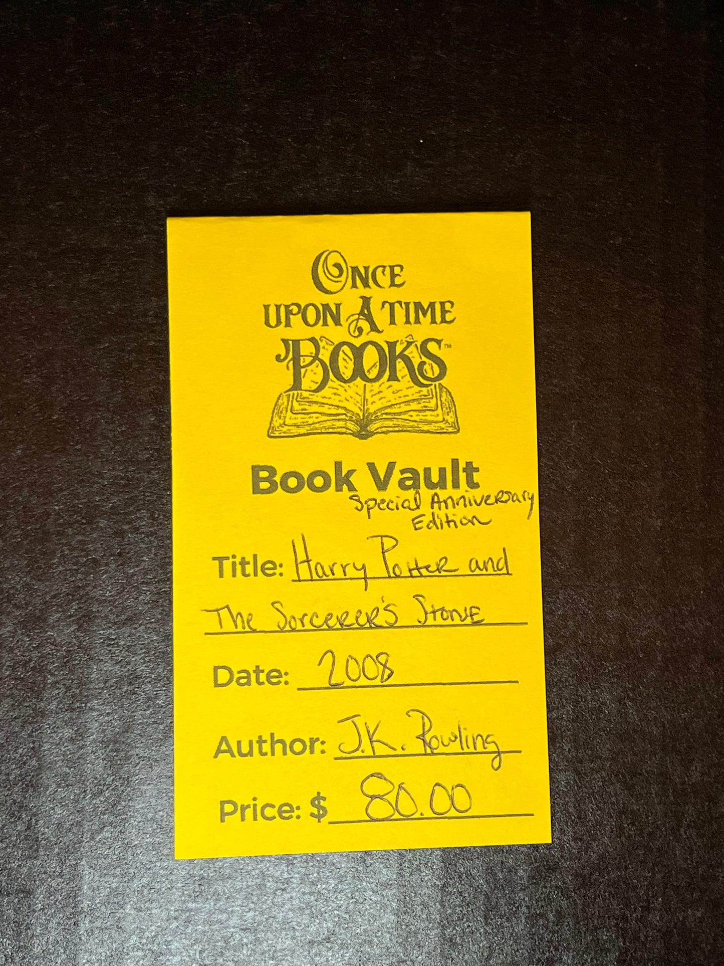 Harry Potter and the Sorcerer's Stone - J.K. Rowling - Special Anniversary Edition - 2008