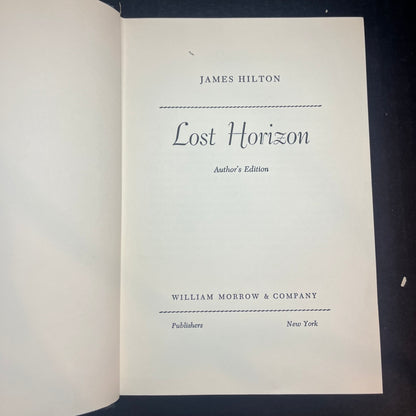 Lost Horizon - James Hilton - 1971
