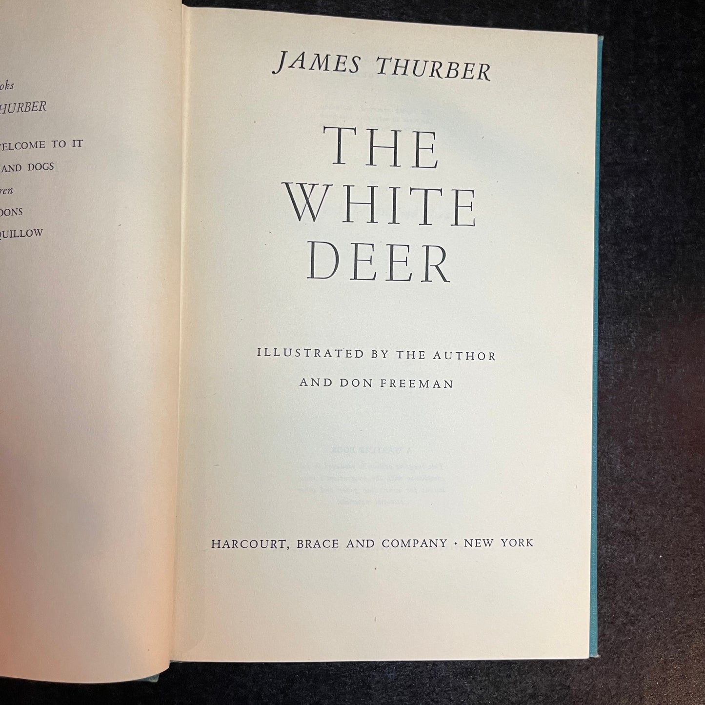 The White Deer - James Thurber - 1945