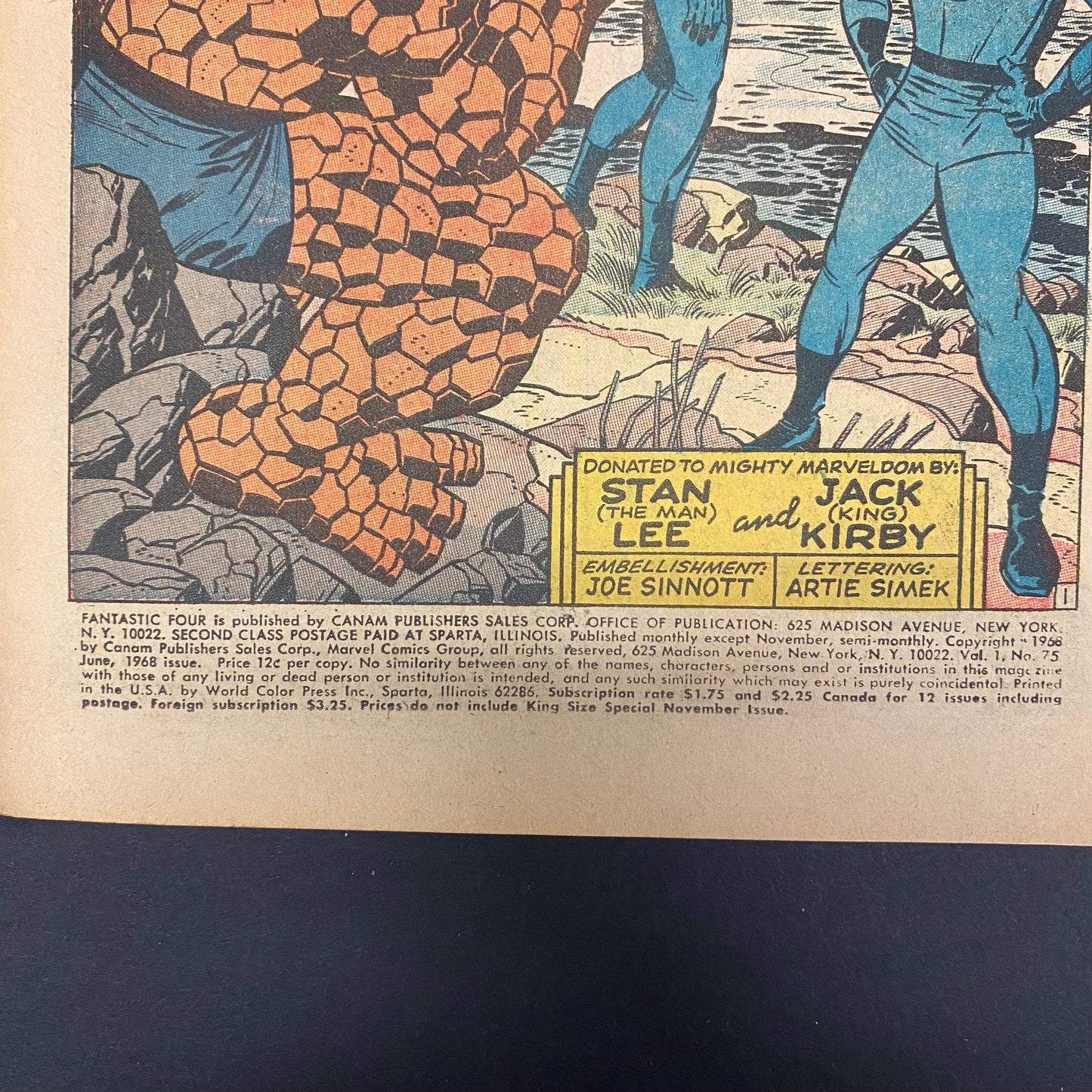 Fantastic Four - Marvel Comics Group - 1968