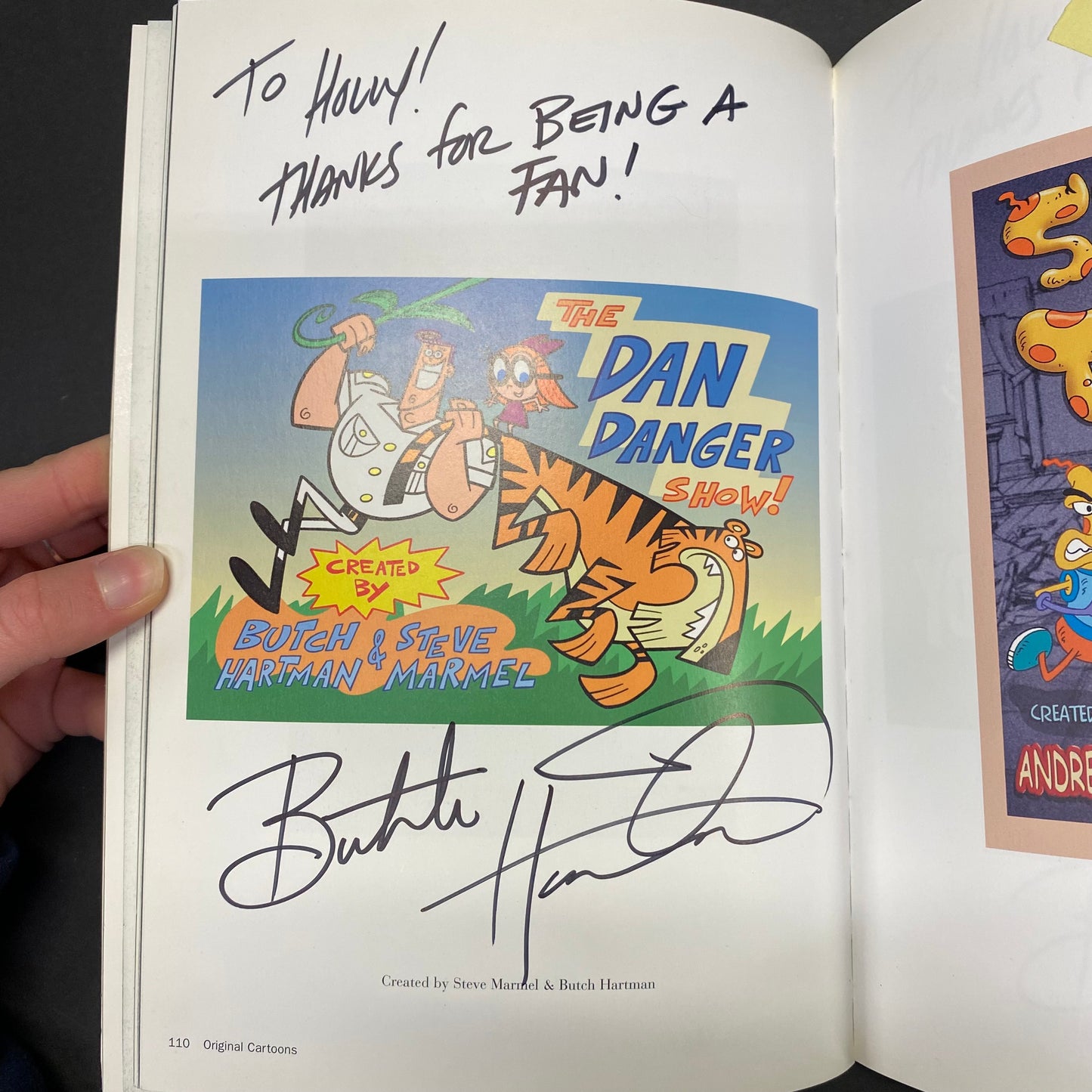 Original Cartoons: The Frederator Studios Postcards 1998-2005 - Eric Homan and Fred Seibert - Signed by Butch Hartman - 2005