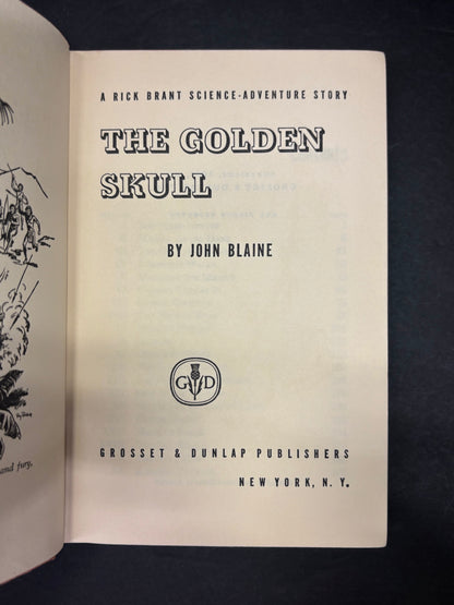 The Golden Skull - John Blaine - 1st Edition - 1954