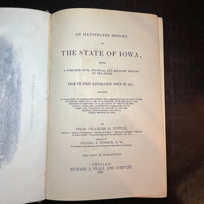 An Illustrated History of The State of Iowa - Charles R. Tuttle - 1876