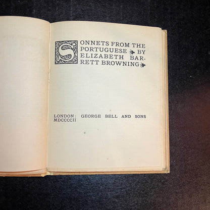 Sonnets from the Portuguese - Elizabeth Barrett Browning - 1902