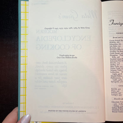 Modern Encyclopedia of Cooking - Meta Given - 2 Volumes - 1969