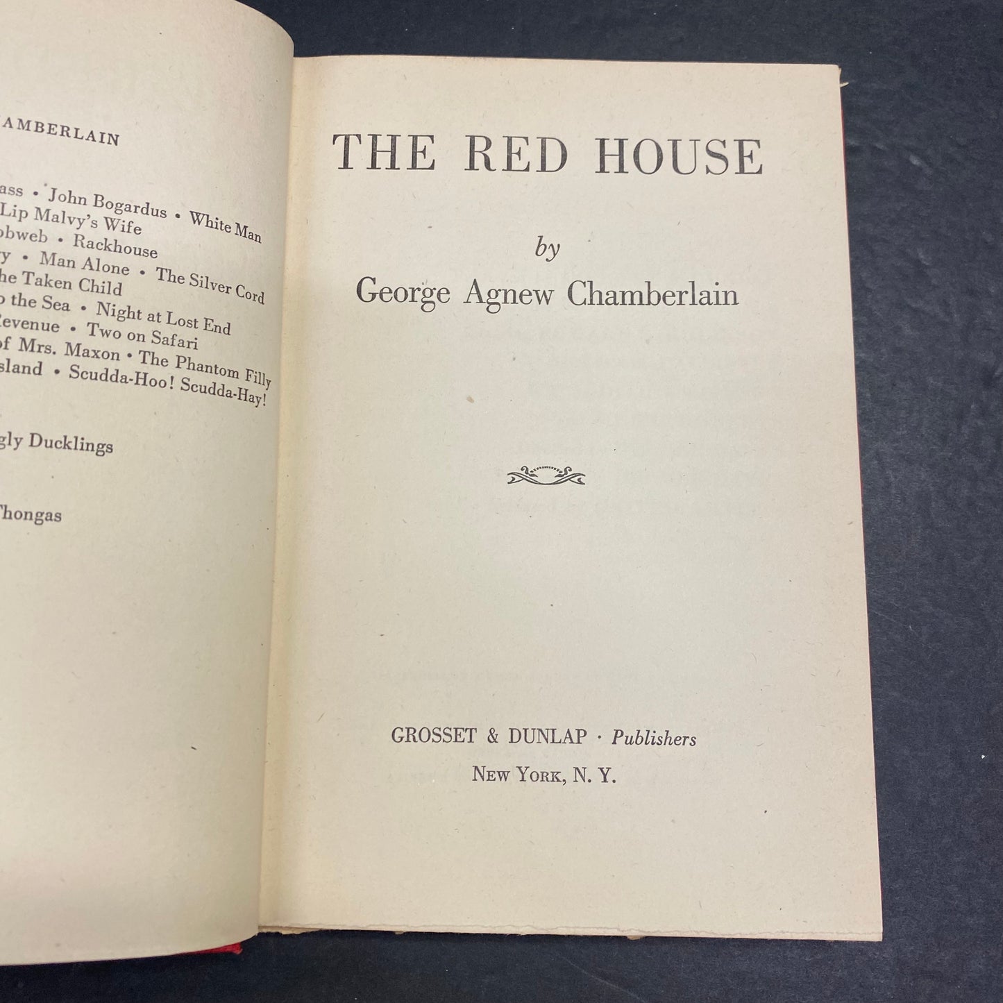 The Red House - George Agnew Chamberlain - 1943