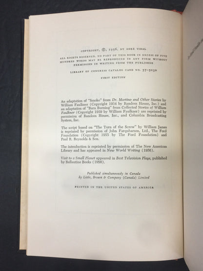 Visit to a Small Planet - Gore Vidal - 1st Edition - 1956