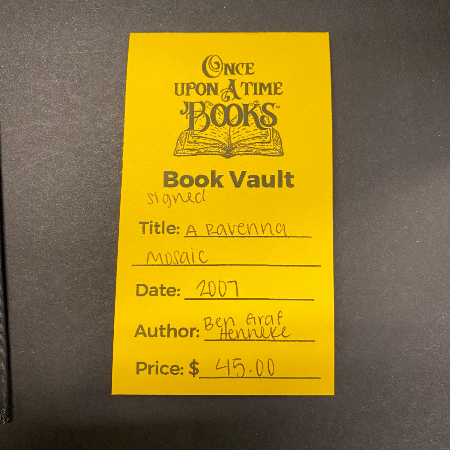 A Ravenna Mosaic - Ben Graf Henneke - Signed - 2007