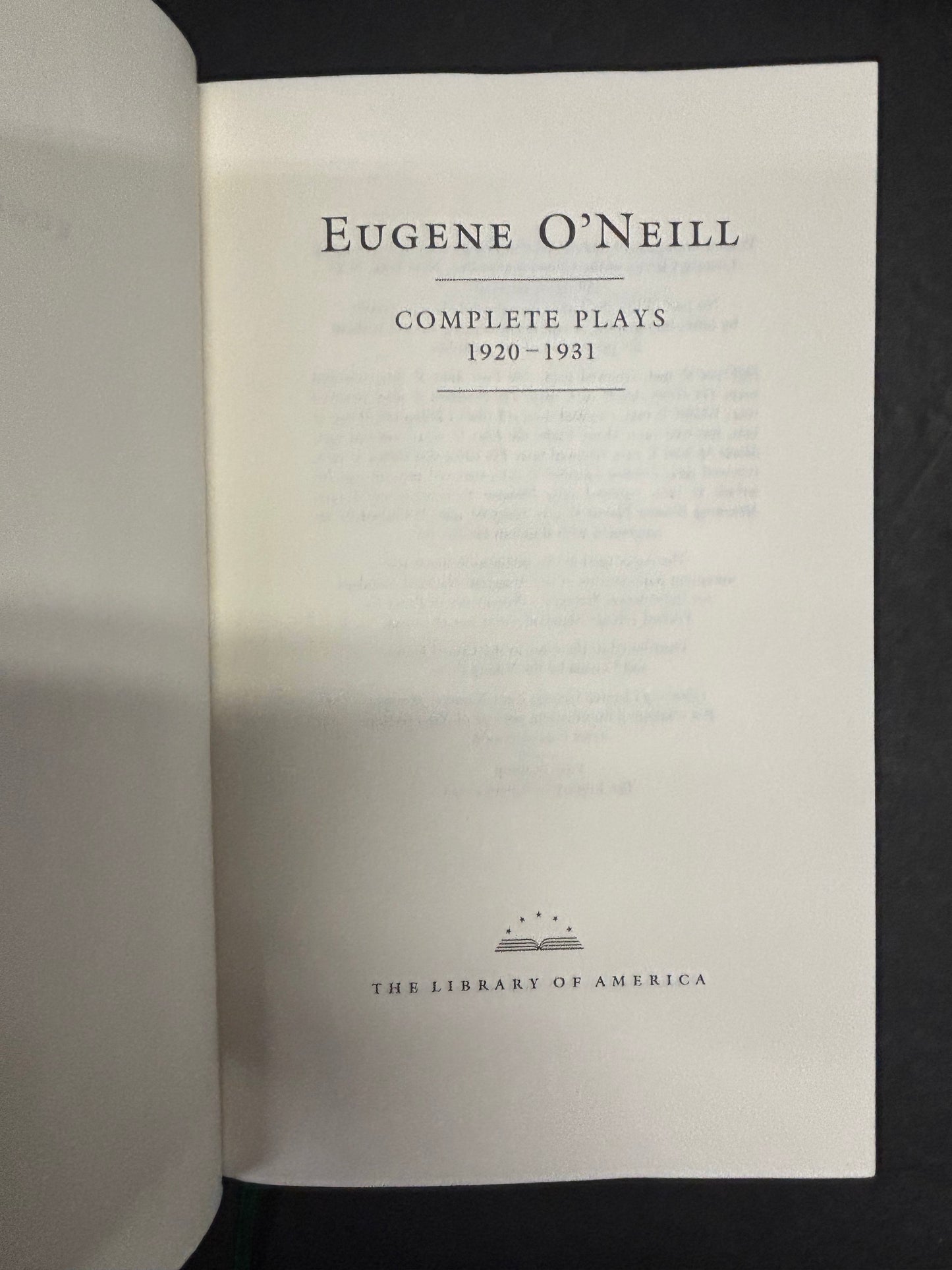 Eugene O'Neill Complete Plays - Eugene O'Neill - 3 Volumes - 1988