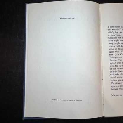 The Case for Christianity - C. S. Lewis - Reprint - 1953