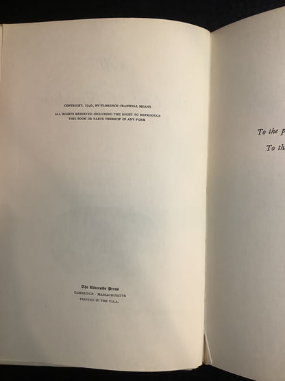 At the End of Nowhere - Florence Crannell Means - Signed - 1940