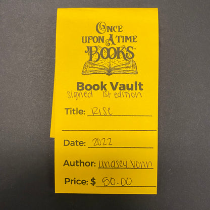 Rise - Lindsey Vonn - Signed - 1st Edition - 2022