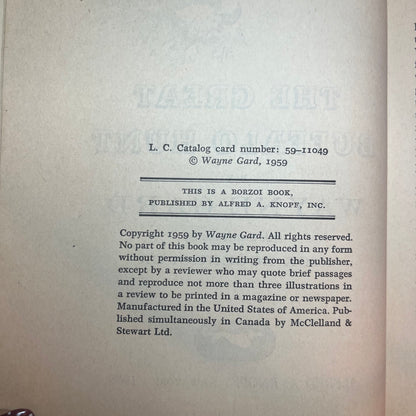 The Great Buffalo Hunt - Wayne Gard - 1960