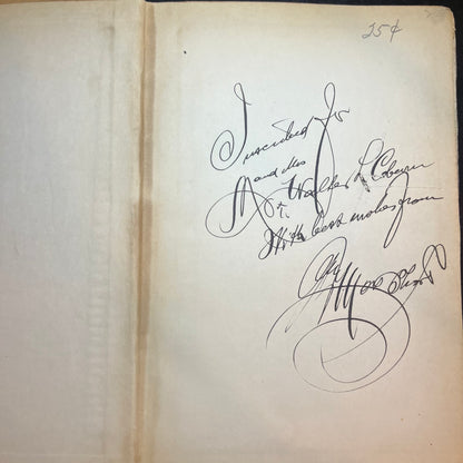 A Surgeon's World - Max Thorek - 7th Impression - Signed - 1943