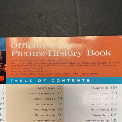 Grand Ole Opry 75th Anniversary Picture History Book - Dan Rogers, et al. - Signed - 2000