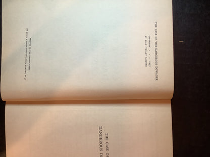 The Case of the Dangerous Dowager - Erle Stanley Gardner - 1st Edition - 1937