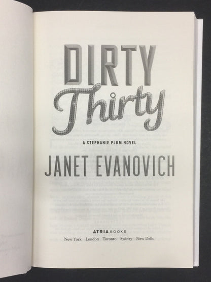 Dirty Thirty - Janet Evanovich - Signed - 2023