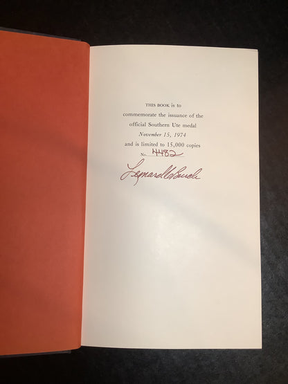 The Southern Ute People - Robert W. Delaney - Signed - 1974