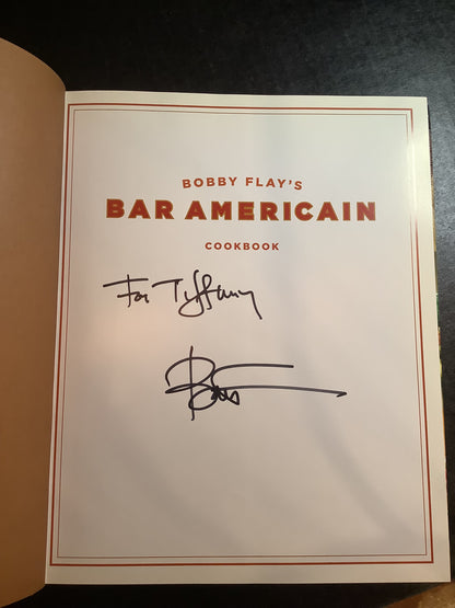 Bar Americain Cookbook - Bobby Flay - Signed - 2011
