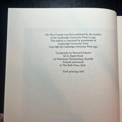 A HIstory of the Crusades - Steven Runciman - 1994