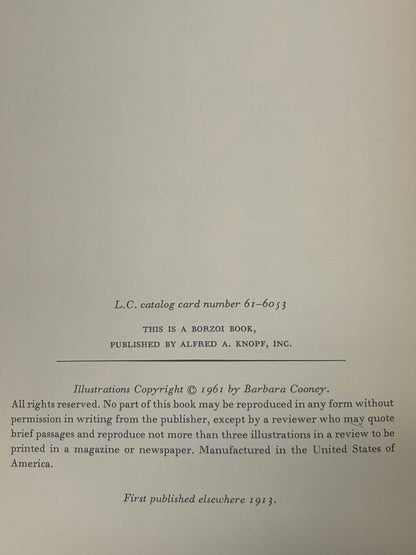Peacock Pie - Walter de la Mare - Rare Edition - 1961
