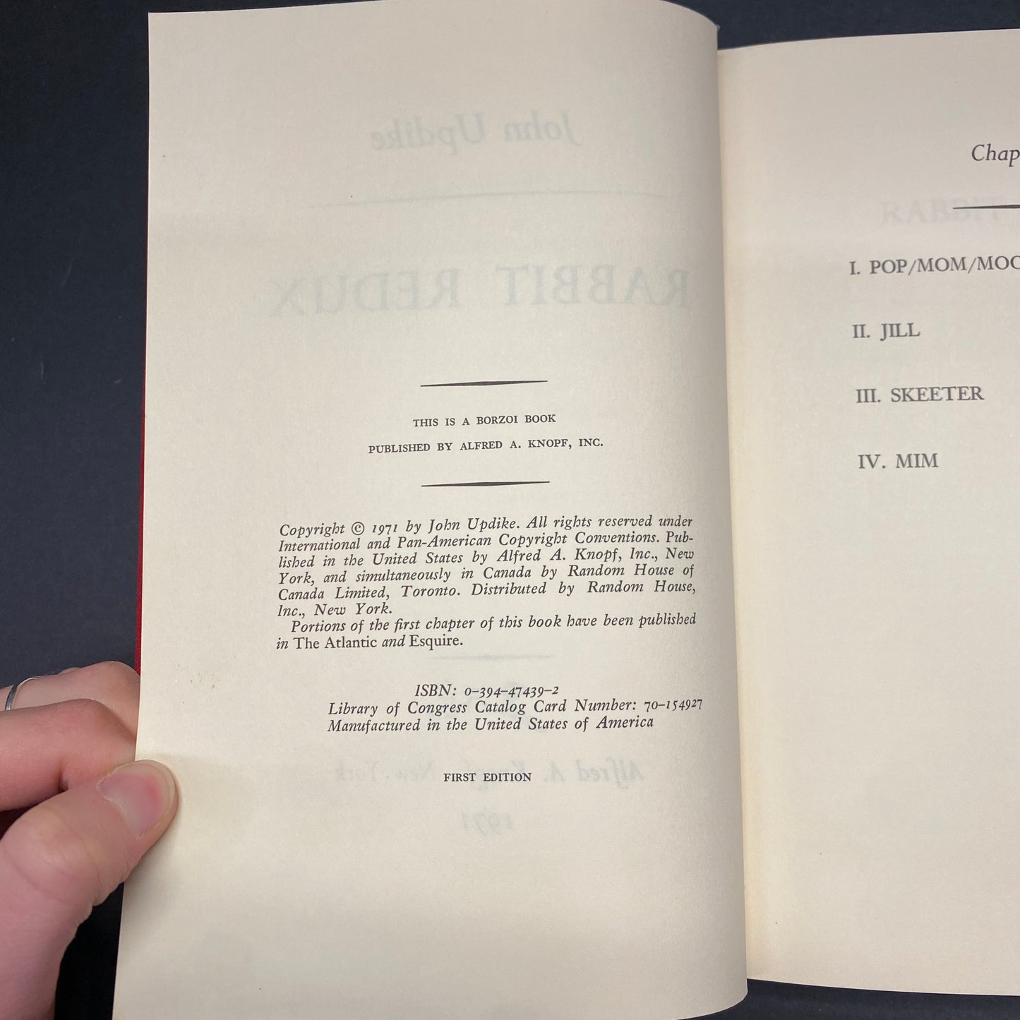 Rabbit Redux - John Updike - 1st Edition - 1971