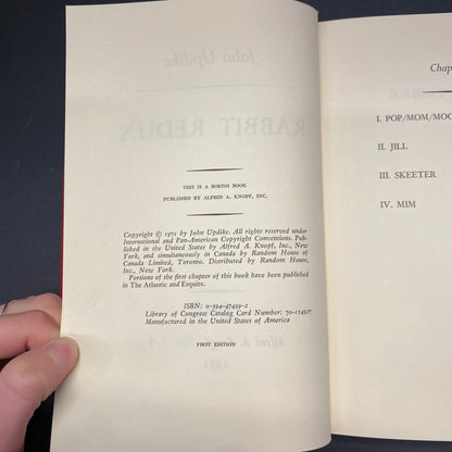 Rabbit Redux - John Updike - 1st Edition - 1971