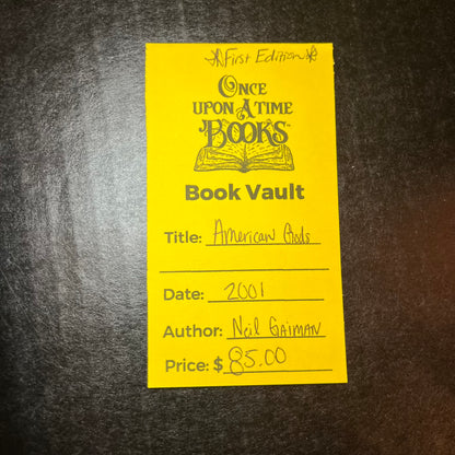 American Gods - Neil Gaiman - First Edition - 2001