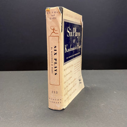 Six Plays by Kaufman and Hart - Moss Hart and George Kaufman - Modern Library - 1958