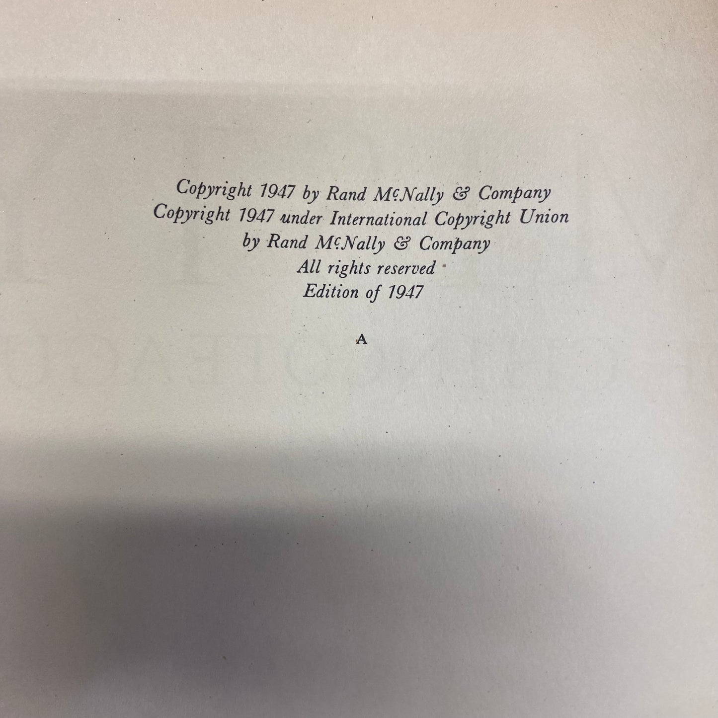 Misty of Chincoteague - Marguerite Henry - 1st Print ('A') - 1947