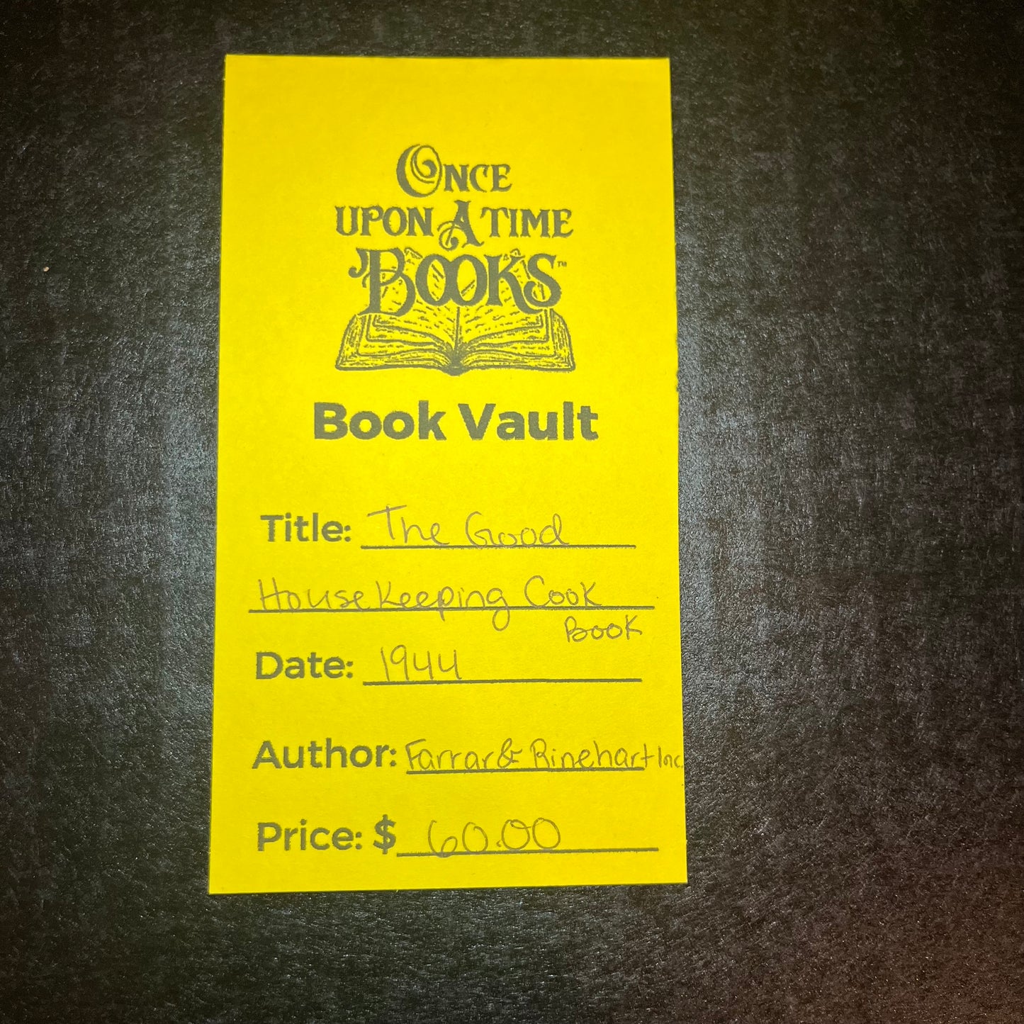 The Good Housekeeping Cook Book - Farrar & Rinehart, Inc. - 1944