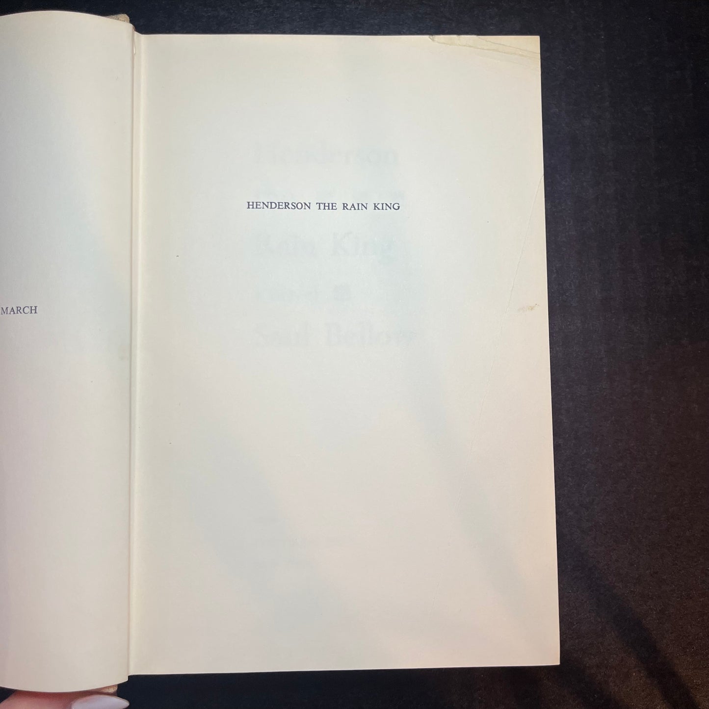 Henderson the Rain King - Saul Bellow - 1st Edition - 1959