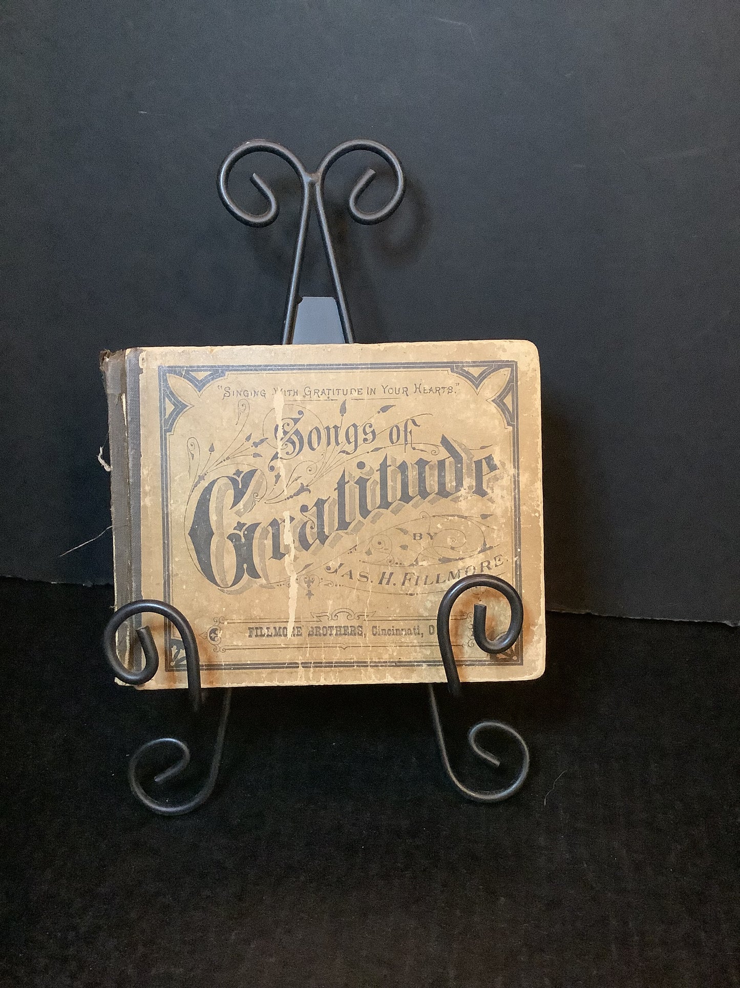 Songs of Gratitude - Jas. H. Fillmore - 1878