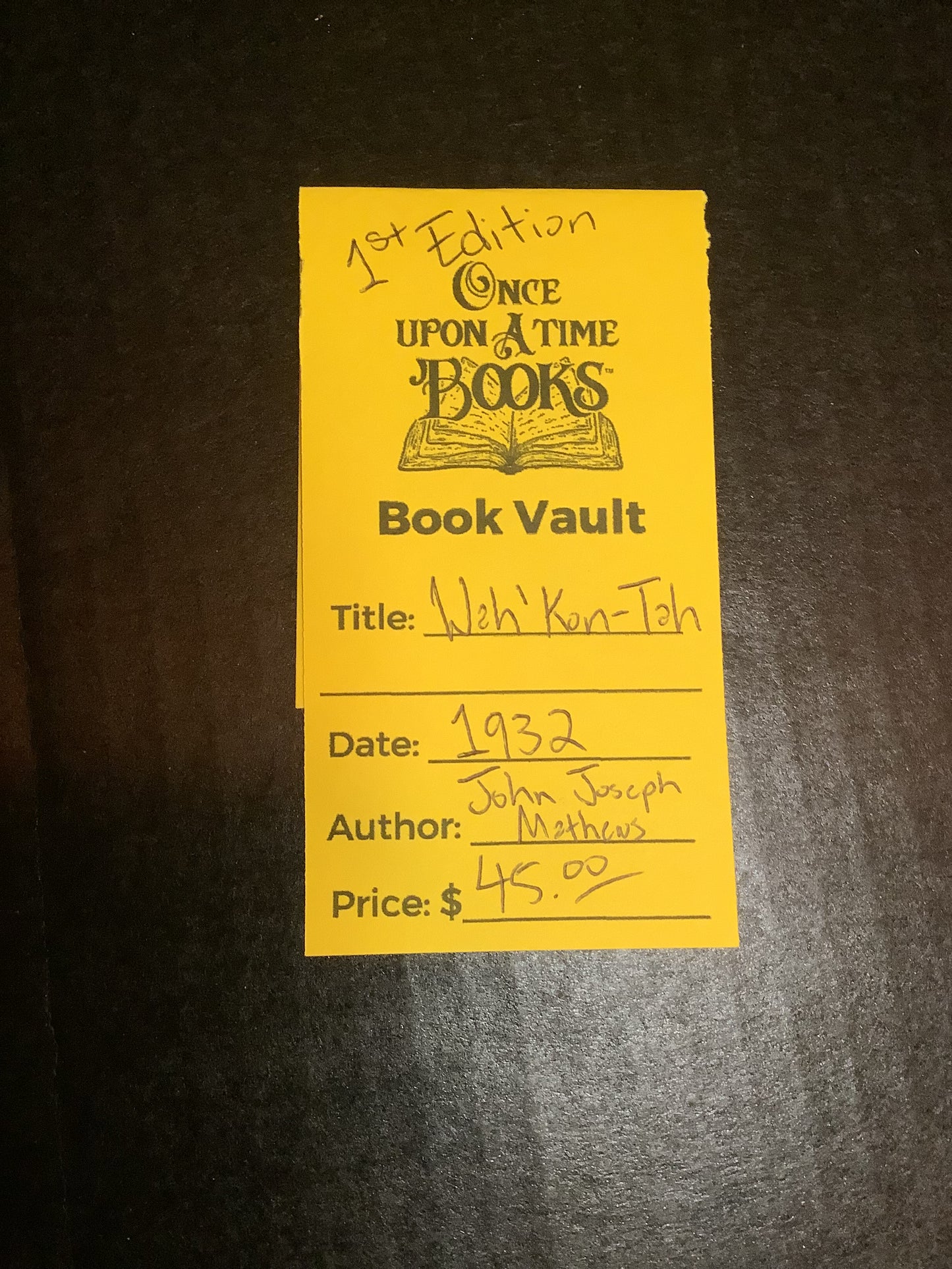 Wah'Kon - Tah - John Joseph Mathews - 1st Edition - 1932