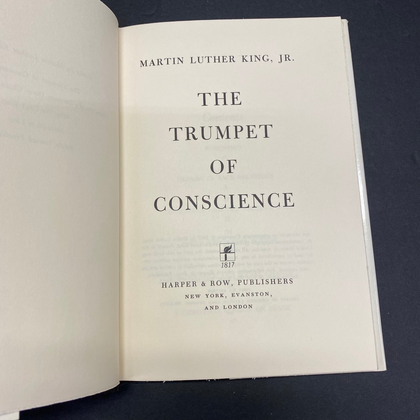 The Trumpet of Conscience - Martin Luther King Jr. - 1st U.S. Edition - 1968