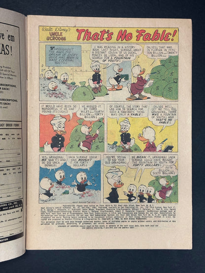 Walt Disney's Uncle Scrooge - Walt Disney Productions - 1961