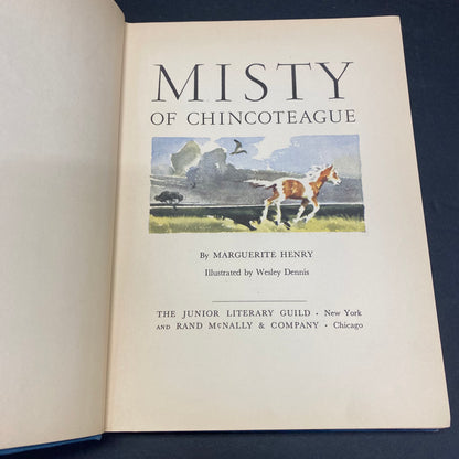 Misty of Chincoteague - Marguerite Henry - 1st Print ('A') - 1947